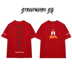 Áo Thun Chrome Heart Daffy Duck Cartoon Cotton Cao Cấp Form Rộng Unisex - Streetwears SG - CH35