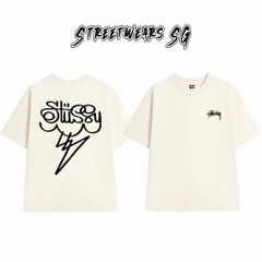 Áo Thun Stu Cloud Bolt Tee Cao Cấp Form Rộng - Streetwears SG - STU35