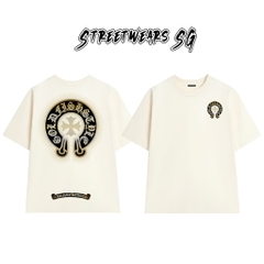Áo Thun Chrome Goldfish Style Horseshoe Graphics Cotton Cao Cấp Form Rộng Unisex - Streetwears SG - CH61