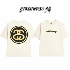 Áo Thun Stu Double S Logo Tee Cao Cấp Form Rộng - Streetwears SG - STU26