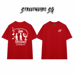 Áo Thun Stussy x Patta Sound Connection Cotton Cao Cấp Form Rộng Unisex Streetwears SG – STU017