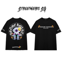 Áo Thun Chrome Butterfly Garden Cross Scripts Cotton Cao Cấp Form Rộng Unisex - Streetwears SG - CH71