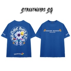 Áo Thun Chrome Butterfly Garden Cross Scripts Cotton Cao Cấp Form Rộng Unisex - Streetwears SG - CH71