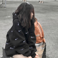 Hoodie Nike Thêu Full Logo - Cotton 100% - Áo Sử Dụng Bo Xịn - Mũ 2 Lớp - SWSG Store