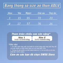 Áo thun ADLV Gấu Bông ADLV Basic - Print Short-Sleeve T-Shirt - ADLV-35