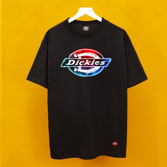 Áo thun Dickies Logo Đỏ Xanh Print Short-Sleeve T-Shirt - DK-39