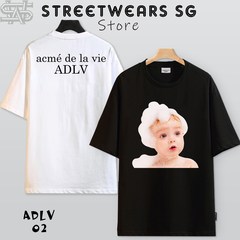 Áo thun ADLV Bé Tắm - ADLV Bé Xà Phòng - Print Short-Sleeve T-Shirt - ADLV-02