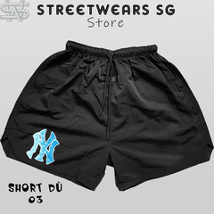 Quần Short Dù Nhăn ESSENTIALS 03 NY Xanh Biển - SWSG Store