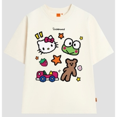 Áo thun cổ tròn Kitty Ếch Gấu Cotton Cao cấp nam nữ - Streetwears SG