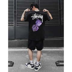 Áo thun Stus.sy Xúc Xắc Tím - Streetwears SG