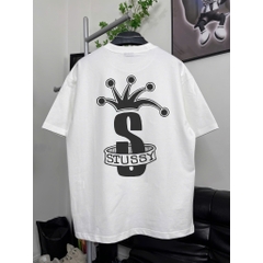 [Ảnh Thật] Áo Thun Stussy Crown Band cotton dày nam nữ - Streetwears SG
