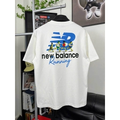 [Ảnh Thật] Áo Thun NB Running Unisex form rộng cotton - Streetwears SG