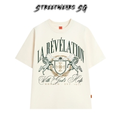 Áo Thun In Circle La Révélation Crest Monaco Cotton Cao Cấp Form Rộng - Streetwears SG