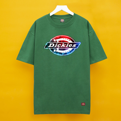 Áo thun Dickies Logo Đỏ Xanh Print Short-Sleeve T-Shirt - DK-39