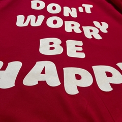 Áo Hoodie Circle Dont Worry Be Happy -Thêu Logo - In Nổi Sau Lưng