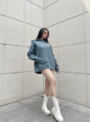 Áo Hoodie Circle Dont Worry Be Happy -Thêu Logo - In Nổi Sau Lưng