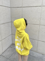 Áo Hoodie Circle Dont Worry Be Happy -Thêu Logo - In Nổi Sau Lưng
