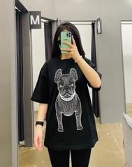 Áo thun Life Work - Life Work Face Dog Blue -  SWSG DOG 02