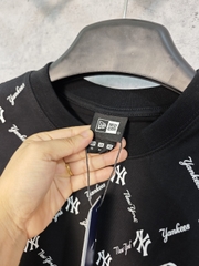 Áo thun MLB mono gram logo thêu xù - Streetwears SG