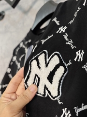 Áo thun MLB mono gram logo thêu xù - Streetwears SG
