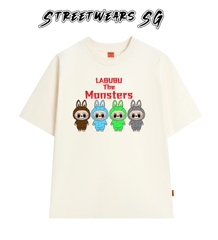 Áo thun LaBuBu The Monsters form rộng cao cấp - Streetwears SG - LBB-17