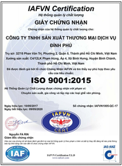 Chứng nhận ISO 9001-2015