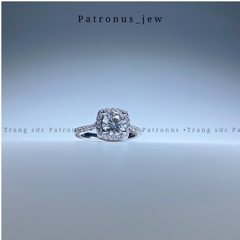 Nhẫn Isabella Kim Cương Moissanite 6mm Kiểm Định GRA NIMOI23A Patronus