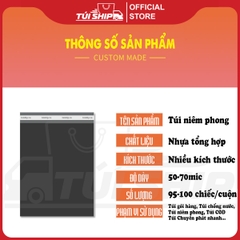 Túi Đóng Hàng, Túi Gói Hàng Niêm Phong Size 17x30 tối ưu chi phí - tiết kiệm - chất lượng