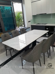 Bộ Bàn Ăn Thông Minh Chân V + Ghế Sport