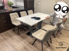 Bộ Bàn Ăn Thông Minh U Cao Cấp + 6 Ghế Eyes