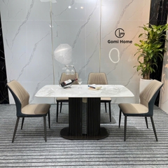 Bộ Bàn Ăn Chân Trụ Lan ( Siêu Tinh Thể )