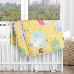 MỀN CHẦN BÔNG 80x100 cm VẢI COTTON HÀN QUỐC 100%, RUỘT LÔNG VŨ NHÂN TẠO EDILY | M80100HQ