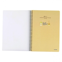 Sổ lò xo kép Caro B5 bìa nhựa 120 trang 100gsm