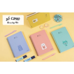 Sổ lò xo kép Caro B5- - 200 trang giấy dày 120gsm