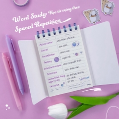 Sổ học từ vựng Word Study A6 - 120 trang; MS: 916