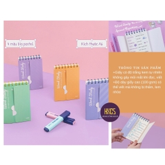 Sổ học từ vựng Word Study A6 - 120 trang; MS: 916