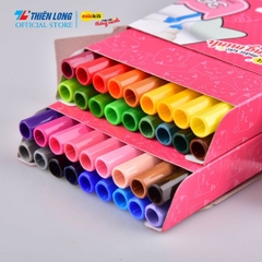 Bút lông màu Fiber Pen Colokit Thiên Long viết nét thanh nét đậm