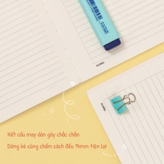 Vở may dán gáy Lined 120 trang B5 MS: 826