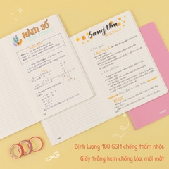 Vở may dán gáy Lined 120 trang B5 MS: 826
