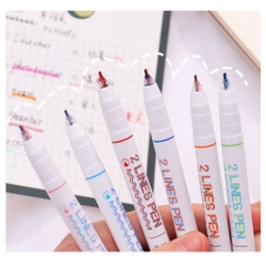 ????[HOT HOT ]????Bút trang trí 2 ngòi - Double line 0.5mm