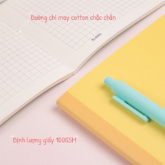 Vở may dán gáy Caro B5 - 120 trang