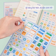 Bộ Study Sticker Nhà Klong; MS: 720