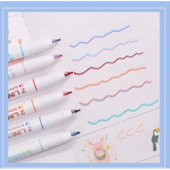 ????[HOT HOT ]????Bút trang trí 2 ngòi - Double line 0.5mm