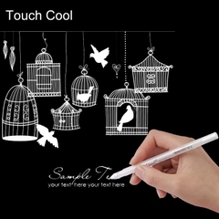 Bút bi gel mực trắng dùng trang trí