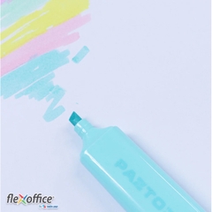 Bút dạ quang màu Pastel Thiên Long Flexoffice Pazto FO-HL009/VN - Rửa được - Không để lại vết khi Photocopy