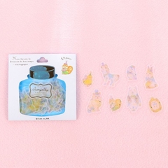 Sticker jam jelly gói ( 48 hình ) dán trang trí sổ