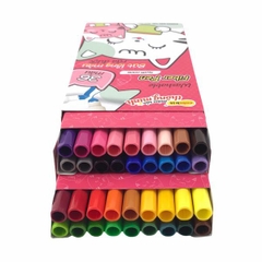 Bút lông màu Fiber Pen Colokit Thiên Long viết nét thanh nét đậm