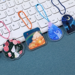Móc khóa, phụ kiện mica treo balo