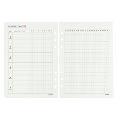 Ruột sổ kế hoạch Paper Planner kẹp còng A5 96 trang 120/76; MS: 963