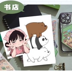 Sticker Size lớn dán bìa sổ tạo điểm nhấn trên bìa sổ tay Biến cuốn sổ của bạn trở nên độc đáo!